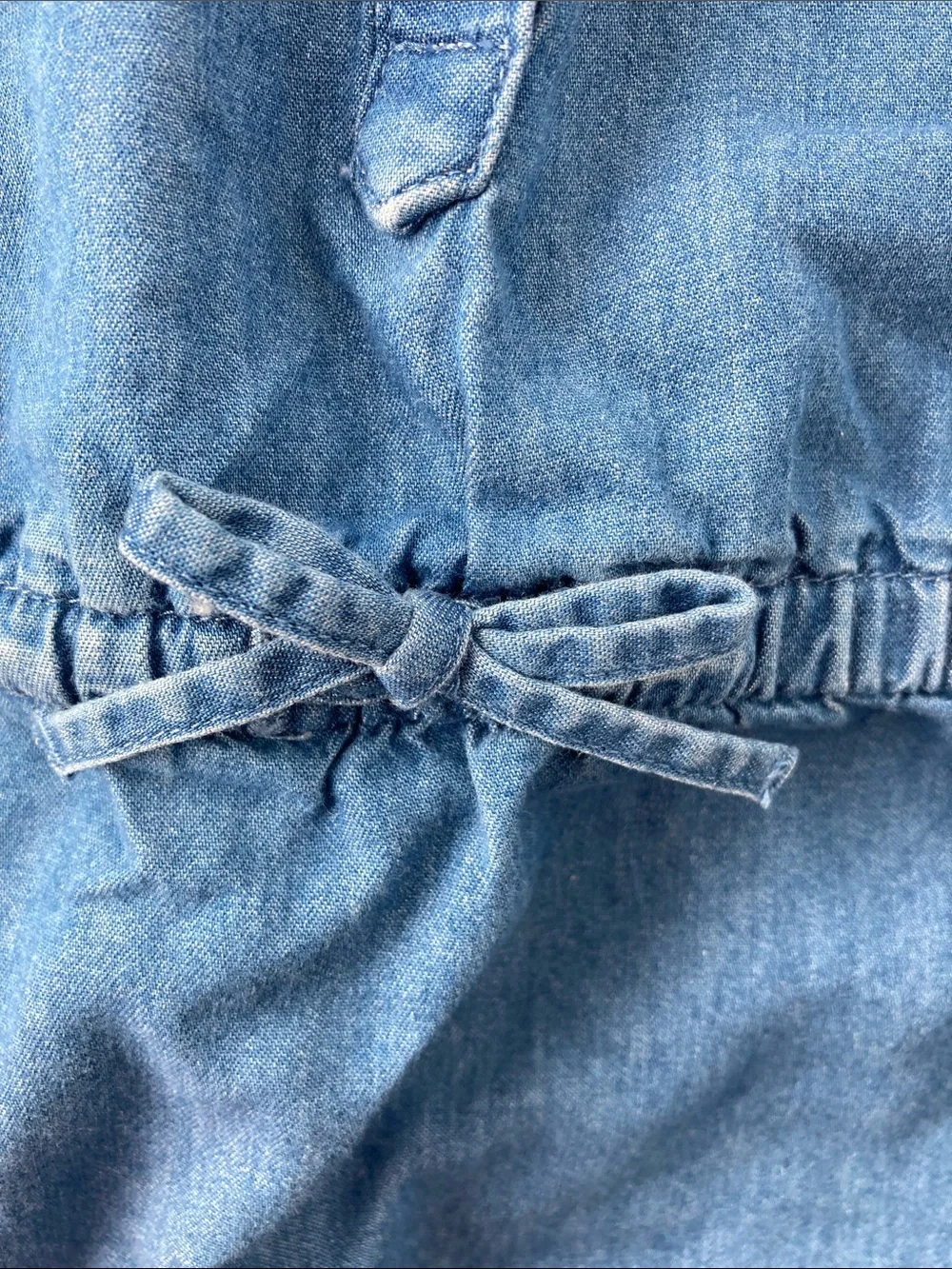SALE! 50% Off Girls' Denim Shirt Dress - Blue Size 5T